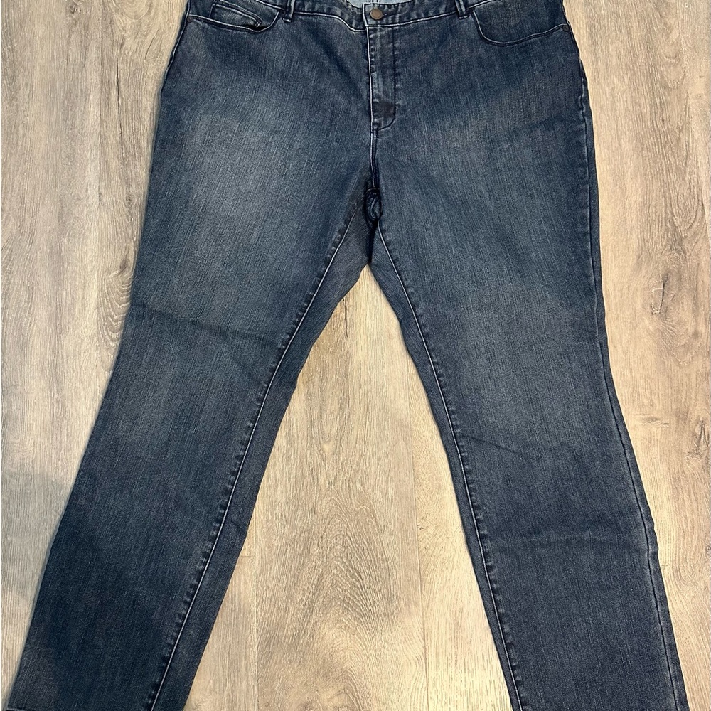 Coldwater Creek Blue Straight Leg Jeans